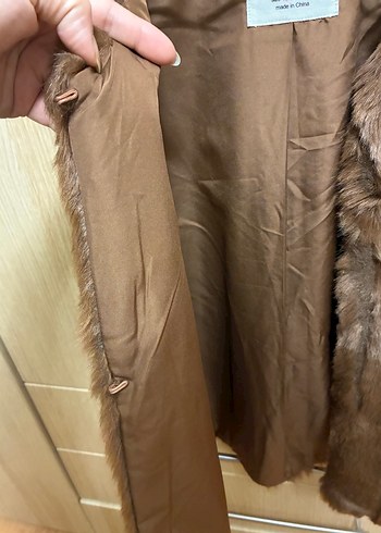Zara Kahverengi Kürklü  Yelek - Görsel 7