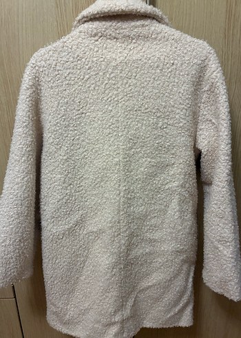 Peluş Detaylı Midi Kadın Kaban - Görsel 3