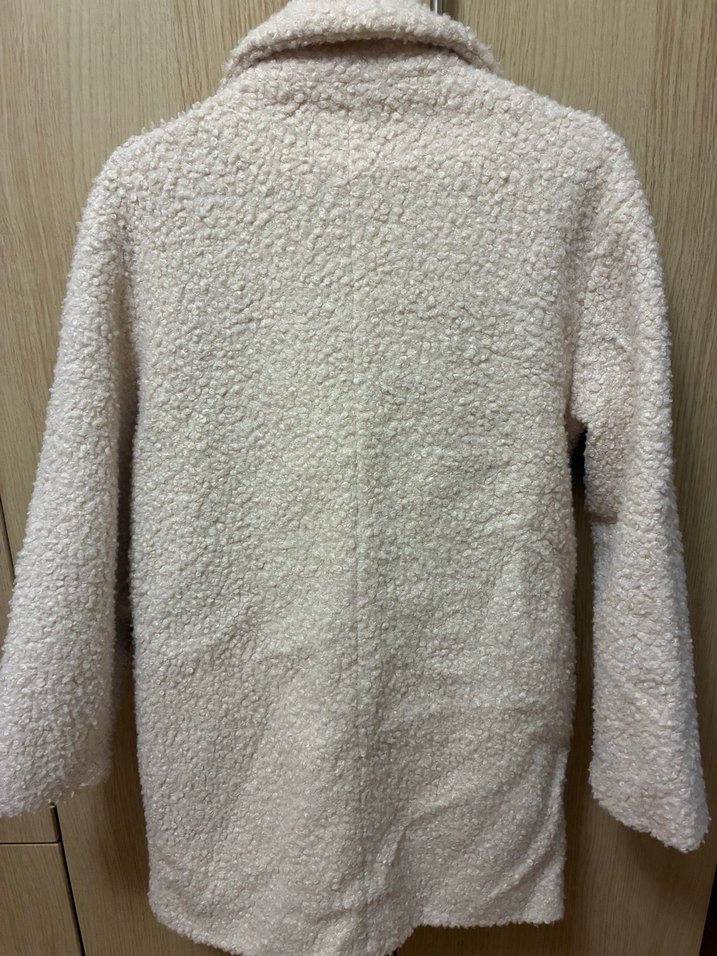 Peluş Detaylı Midi Kadın Kaban - Görsel 3