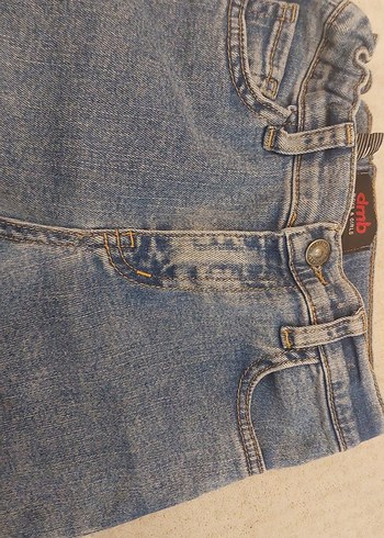 7 Yaş Beden Erkek Çocuk mavi Denim Pantolon