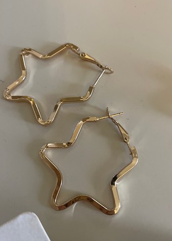 Altın Renkli Mini Bohem Küpe Seti - Görsel 2