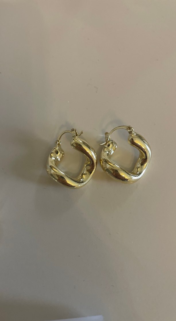 Altın Renkli Mini Bohem Küpe Seti - Görsel 3