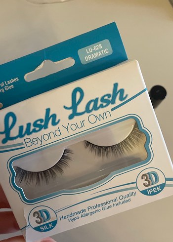 Lush Lash Parlak Bej Takma Kirpik - Görsel 2