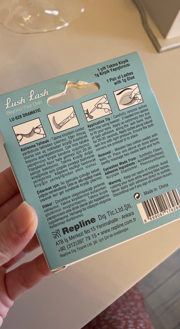 Lush Lash Parlak Bej Takma Kirpik - Görsel 3