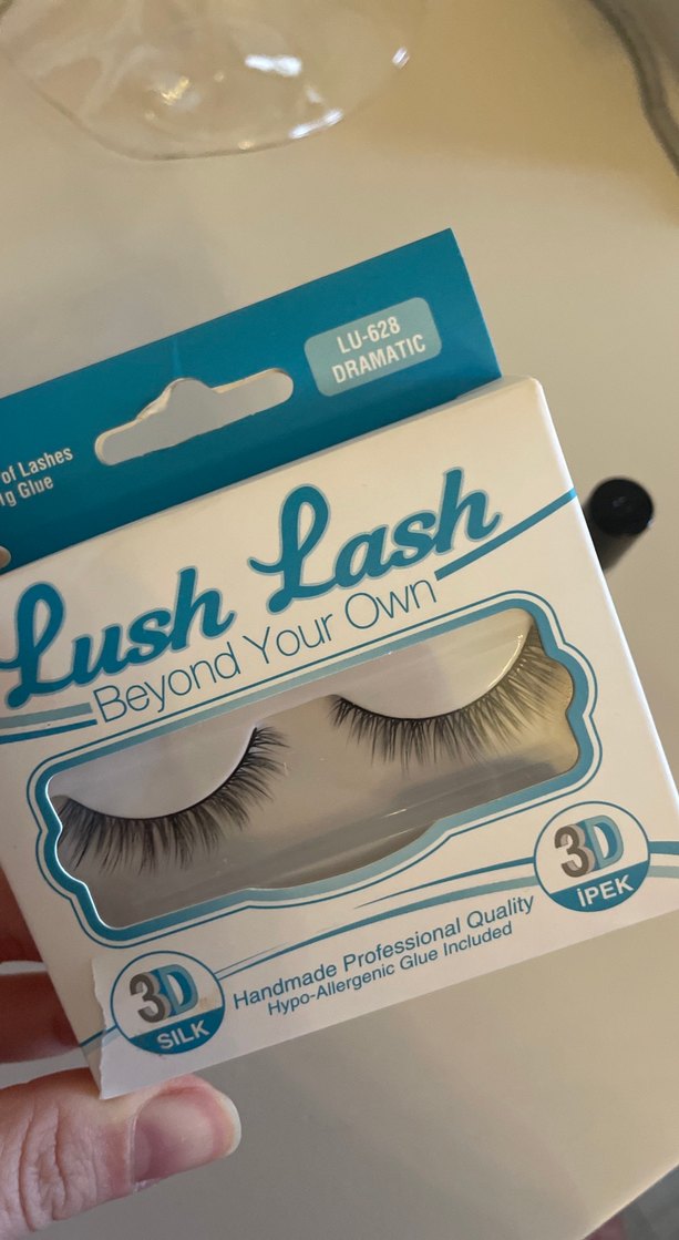 Lush Lash Parlak Bej Takma Kirpik - Görsel 2