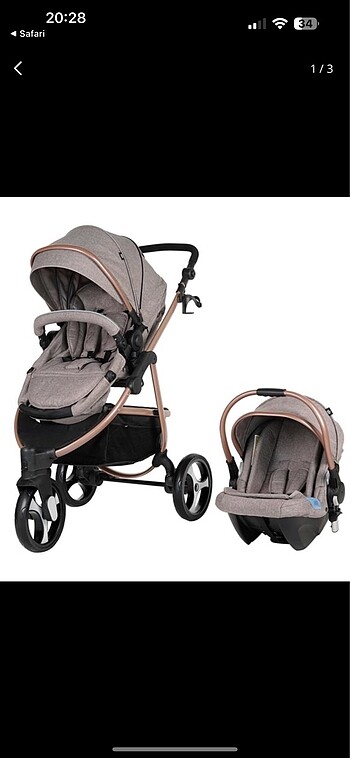 Sunny baby travel system puset