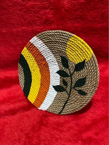  Beden çeşitli Renk Afrikan Etnik Hasır Bohem Duvar Tabağı / Dekoru
