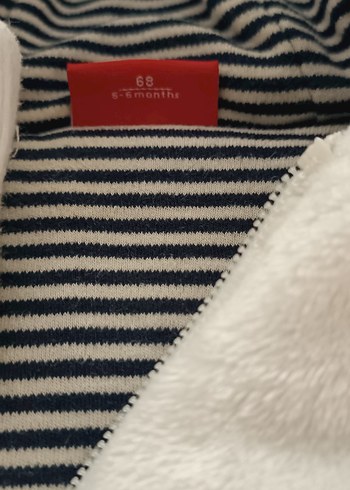 Beyaz Kapüşonlu  Bebek Tulumu - Görsel 2