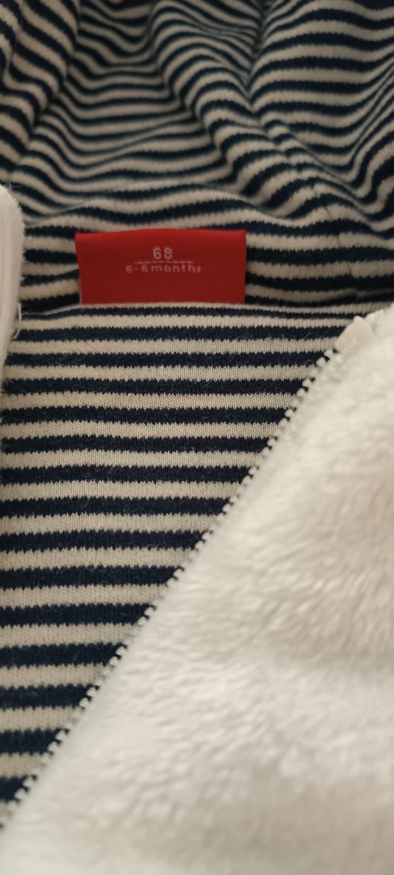 Beyaz Kapüşonlu  Bebek Tulumu - Görsel 2