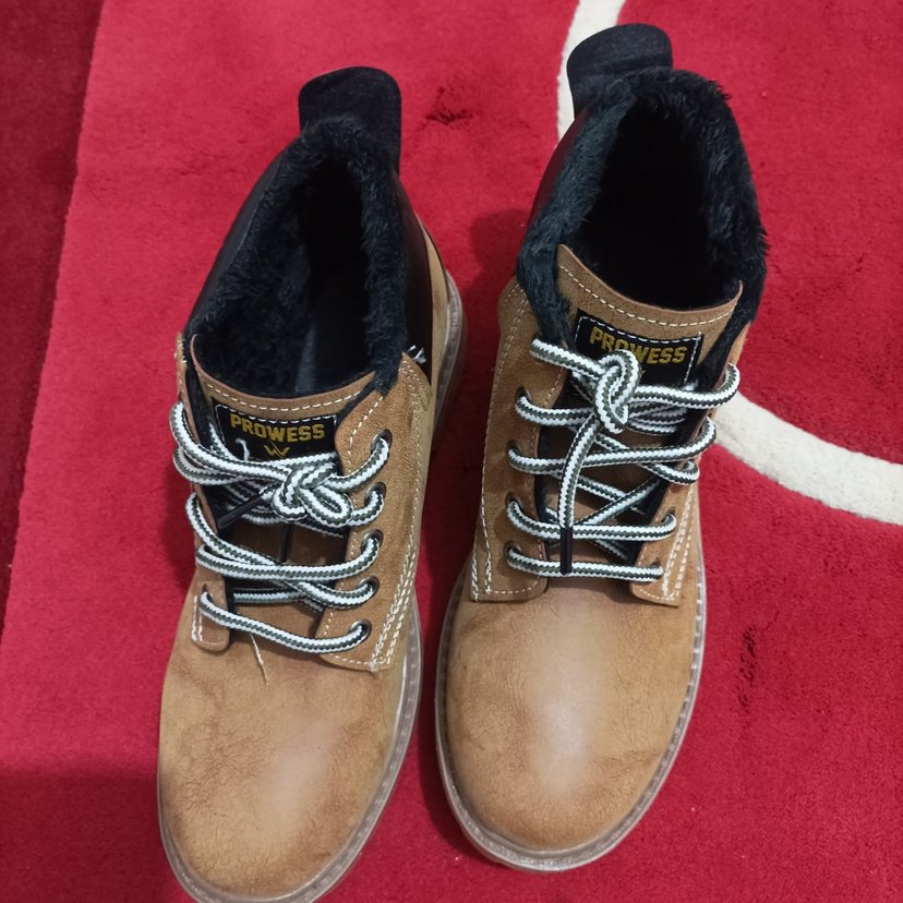 Kürk Detaylı Kahverengi Süet Erkek Bot - Görsel 4