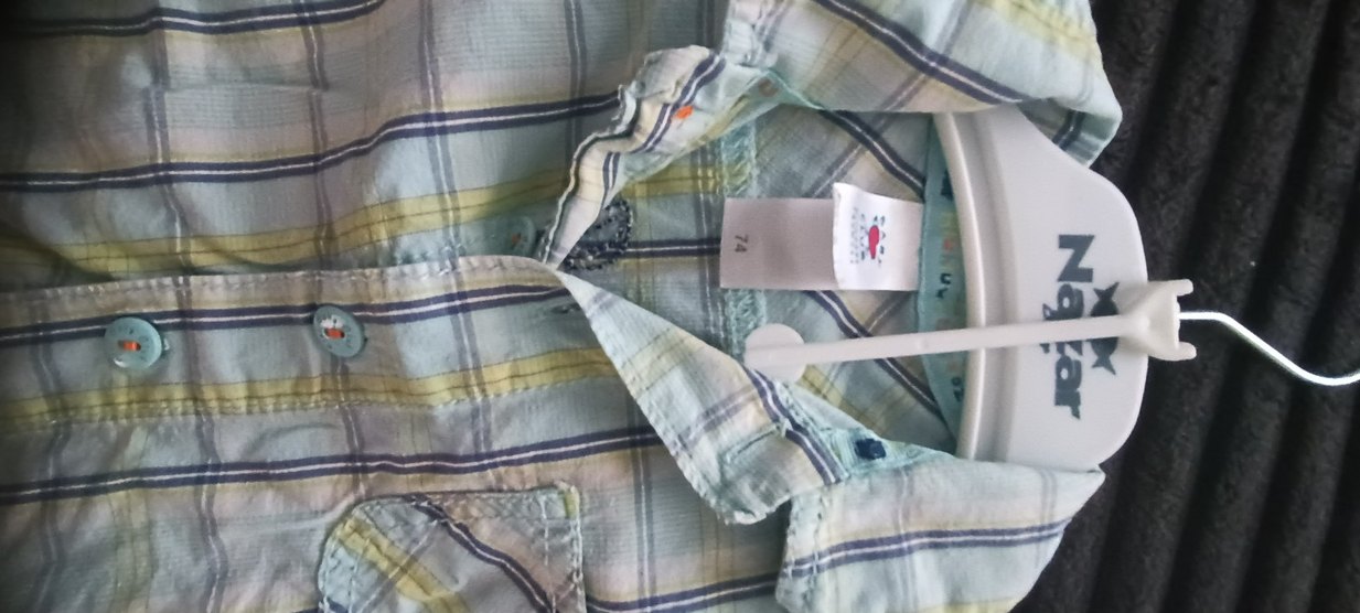 Turkuaz Erkek Çocuk Kısa Kollu Gömlek - Görsel 4