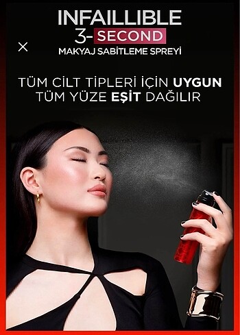 Loreal makyaj sabitleme spreyi - Görsel 6