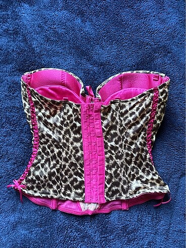 34 Beden pembe Renk H&m leopar büstiyer