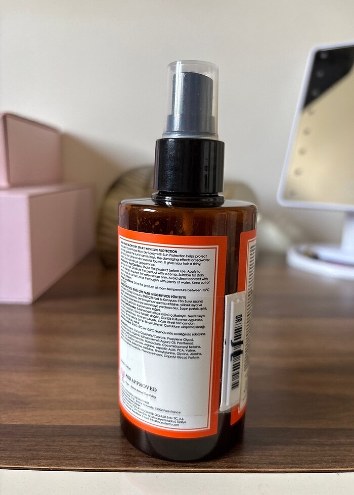 Maruderm ısı koruyucu saç spreyi - Görsel 2