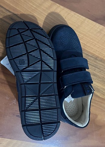 Lacivert Süet Erkek Çocuk  Ayakkabısı - Görsel 3