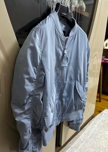 Bershka Bebe mavi kadın bomber ceket