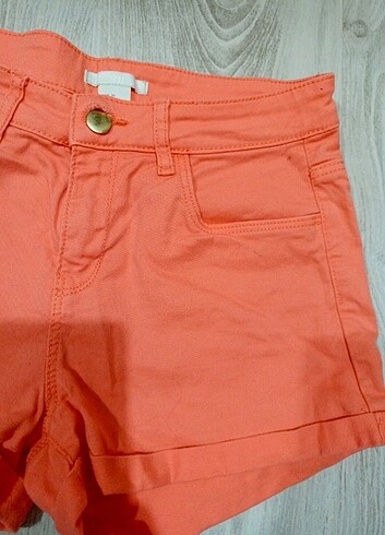 H&M Turuncu mini şort 