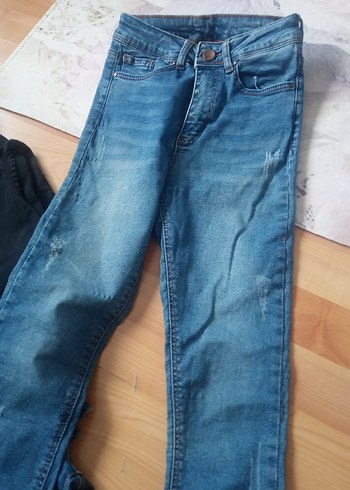 Mavi Kadın Mavi Dar Kesim Midi Denim Jean