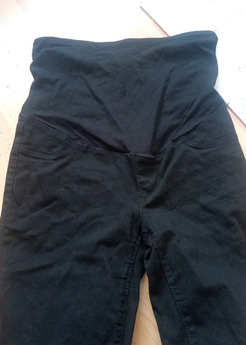 Siyah Hamile Kot Pantolon