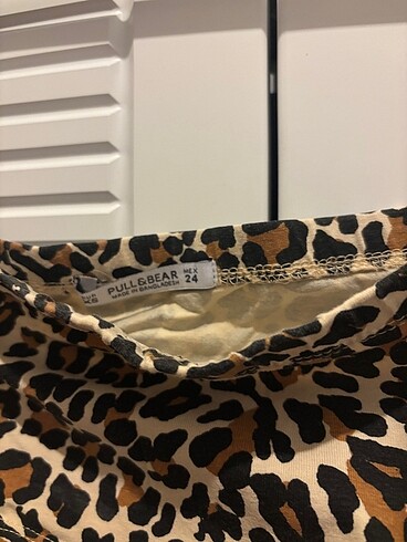 Pull and Bear Pull and bear leopar büstiyer