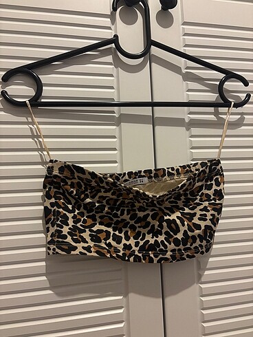 Pull and bear leopar büstiyer