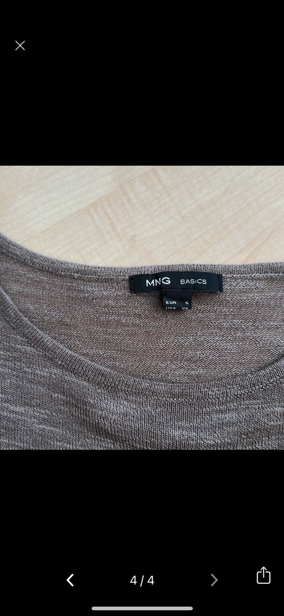 Keten Örgü Uzun Kollu Kazak - Görsel 3