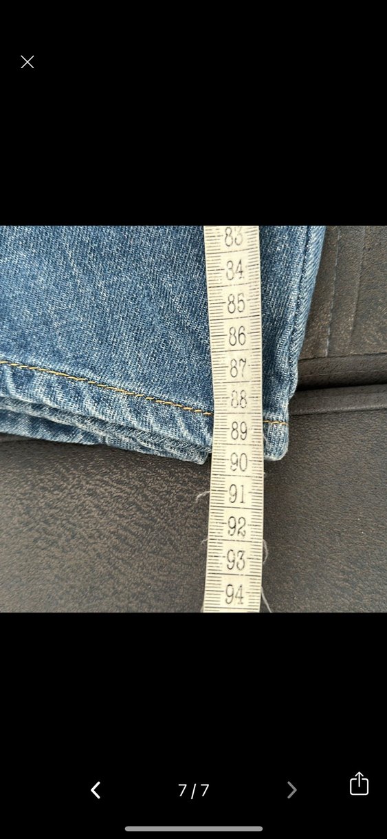 Düğmeli Mavi Kadın Kot Pantolon - Görsel 5