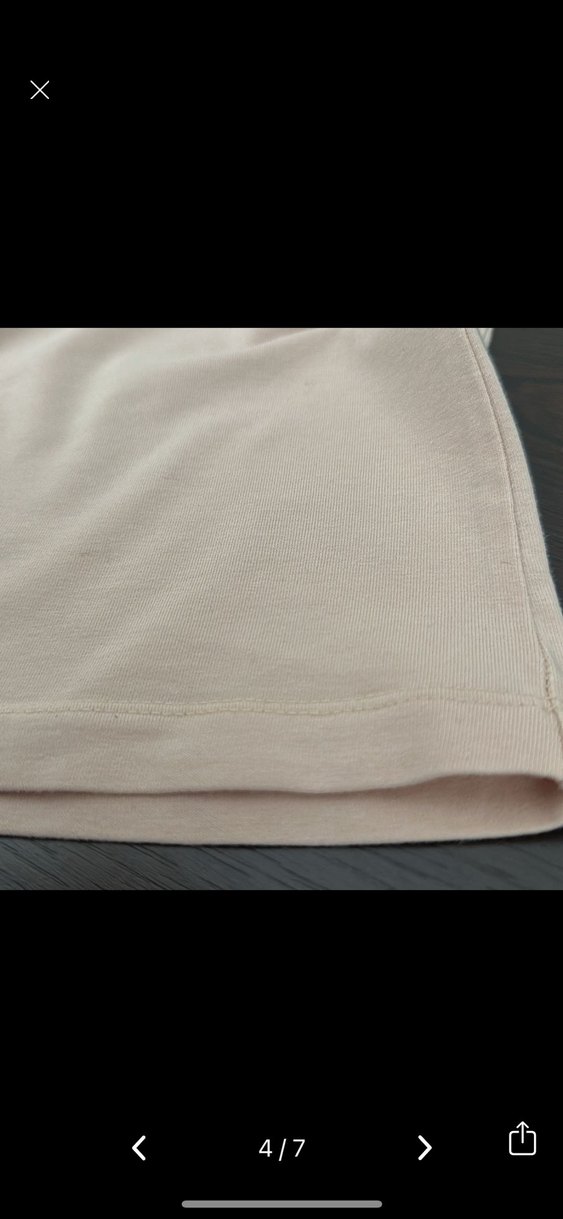 Bej Kadın Kısa Kollu Basic Tişört - Görsel 4