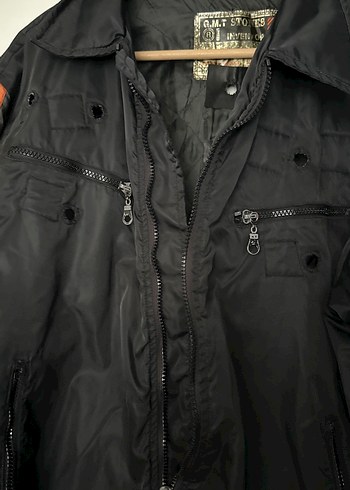 Siyah Fermuarlı Biker Ceket - Görsel 2