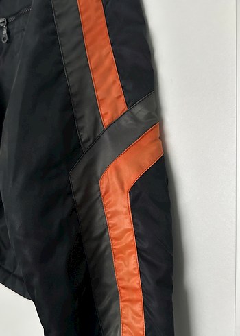 Siyah Fermuarlı Biker Ceket - Görsel 4