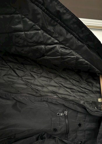 Siyah Fermuarlı Biker Ceket - Görsel 5