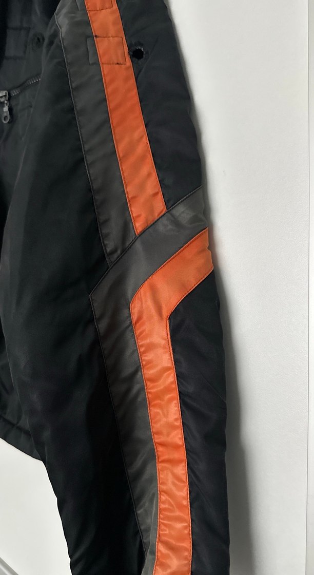 Siyah Fermuarlı Biker Ceket - Görsel 4