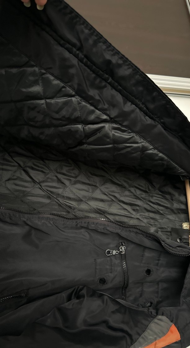 Siyah Fermuarlı Biker Ceket - Görsel 5