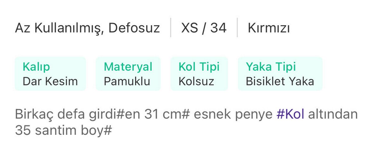 Kırmızı  kadın Atlet - Görsel 3