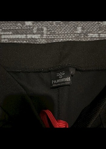 Kadın Kırmızı Baskılı Fermuarlı Eşofman Altı - Görsel 4