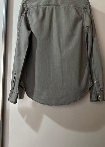 36 Beden H&M Gri Kot Gömlek