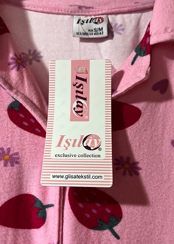 Işılay Pembe Uzun Kollu Büyük Beden Kadın Pijama Takımı - Görsel 3