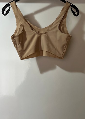 H&M Çıkarılabilir Kaplı Bej Spor Sütyeni - Görsel 3