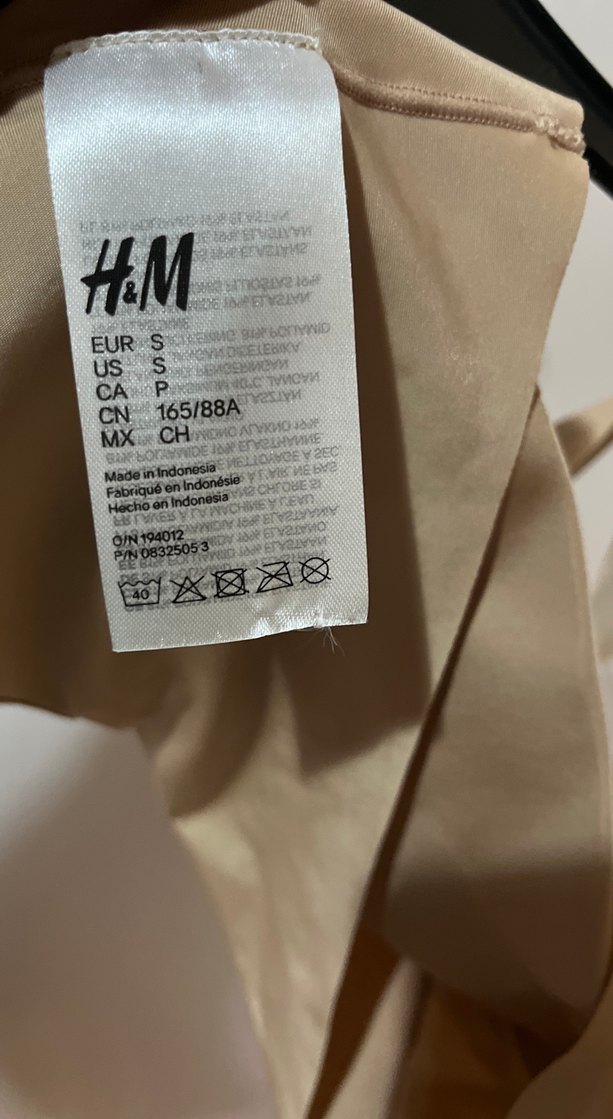 H&M Çıkarılabilir Kaplı Bej Spor Sütyeni - Görsel 4