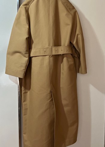 Mango Gabardin Kumaş Bej Trençkot - Görsel 3