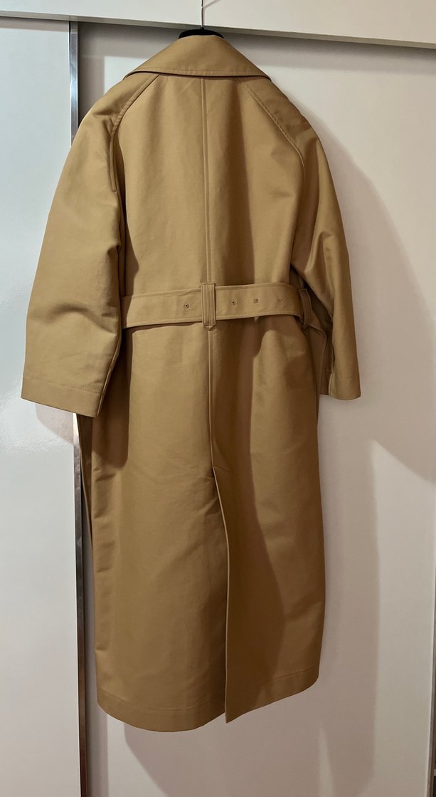 Mango Gabardin Kumaş Bej Trençkot - Görsel 3