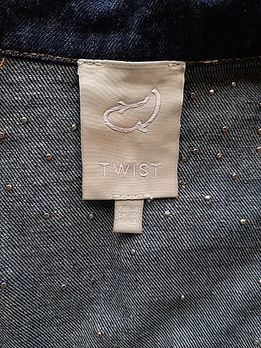 Twist Taş Detaylı Kot Ceket - Görsel 6