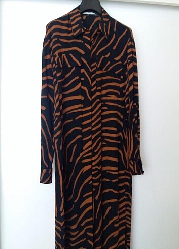 Mango Kaplan Desenli Elbise - Görsel 7