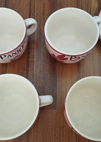 Pembe Pastel Çiçek Desenli Porselen Fincan Seti - Görsel 6