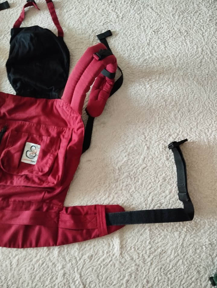 Bordo Bebek Taşıyıcı Kanguru - Görsel 2