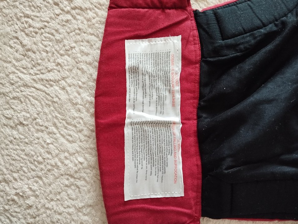 Bordo Bebek Taşıyıcı Kanguru - Görsel 4