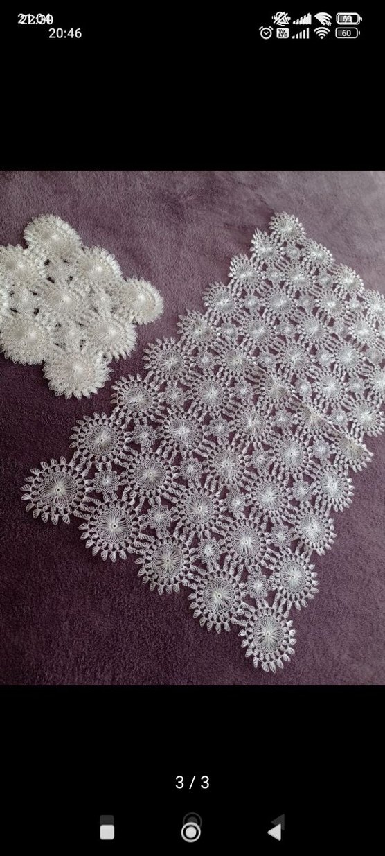 İğne oyası Salon takımı - Görsel 3