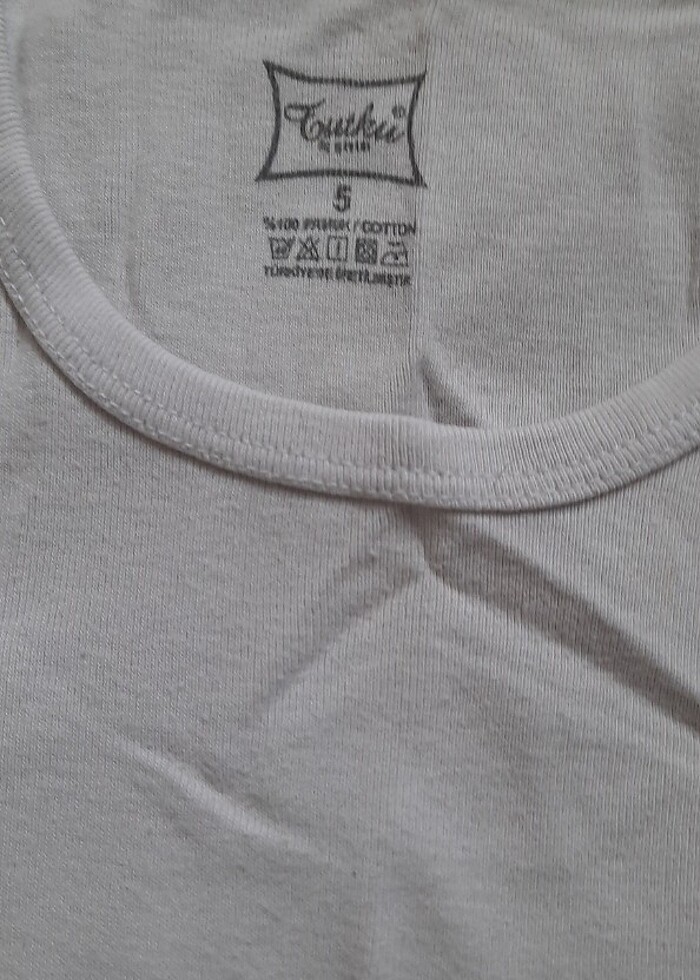 Tutku Pamuklu Çocuk Atlet Fanila - Görsel 3