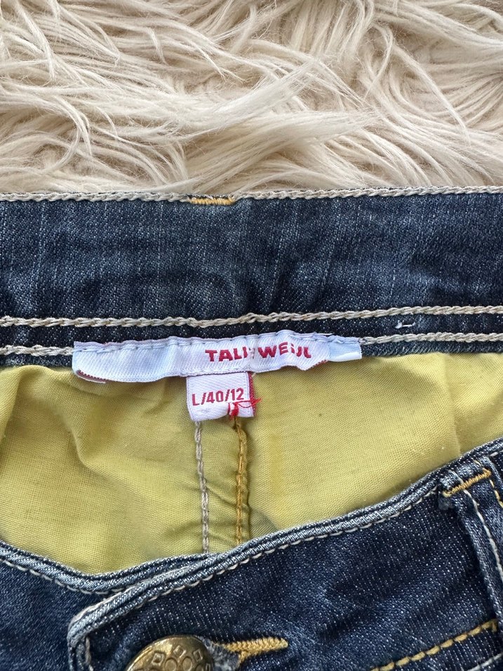 Düğmeli Mavi Kadın Denim Mini Şort - Görsel 5