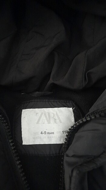 5 Yaş Beden Zara mont